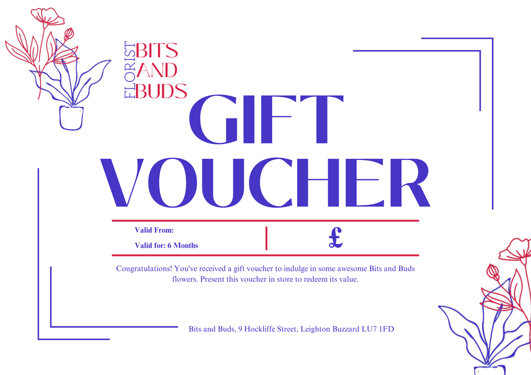 Bits and Buds Gift Vouchers