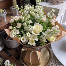 Load image into Gallery viewer, luxury flowers with scented freesias and roses for mother's day in bedfordshire not interflora
